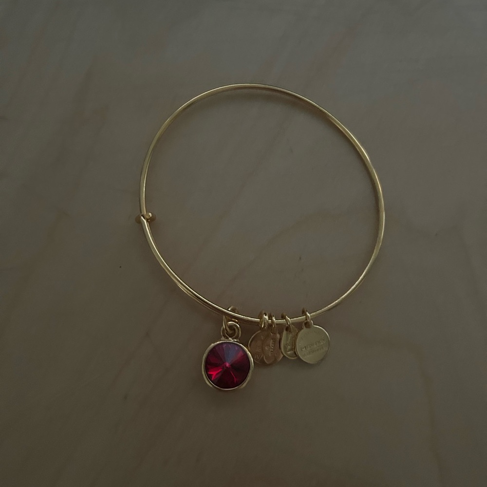 Alex and ani scarlet stone bracelet